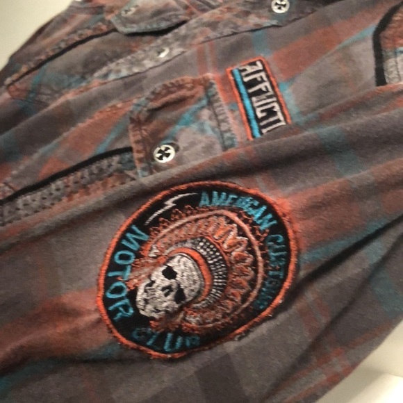 Affliction button down shirt - Picture 4 of 14
